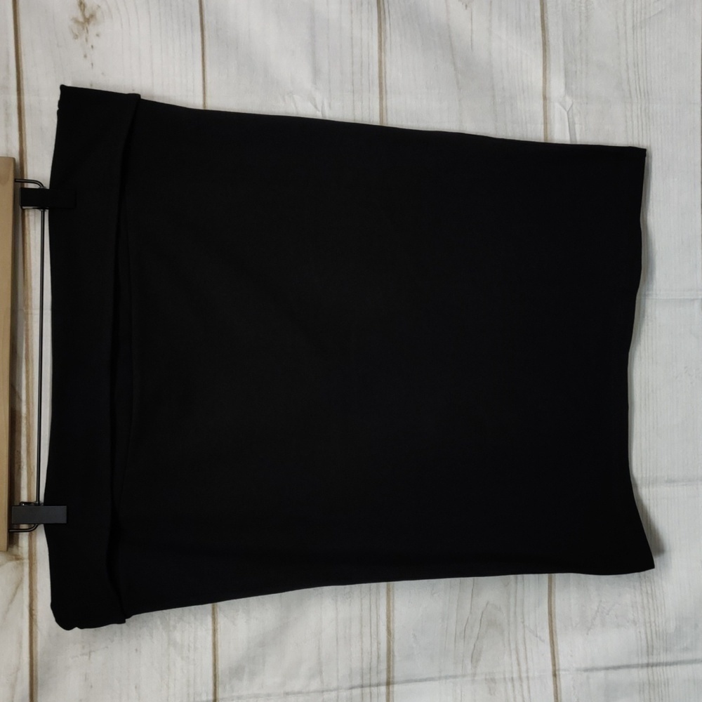 Torrid Black Fold Over Waist Pencil Skirt, Size 2